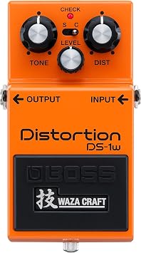 BOSS DS-1W Special Edition Waza Craft Distortion Pedal for the Ultimate BOSS Tone Experience | Enhanced with Two Modes for More Tonal Range | Legendary Sound for Electric Guitar and All Types of Music
