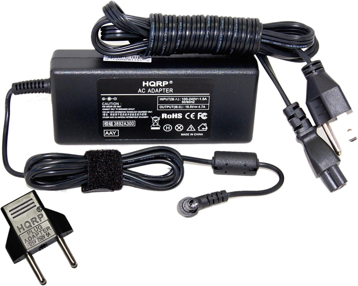 HQRP 19.5V AC Adapter Compatible with Sony KDL 48W705C FWL