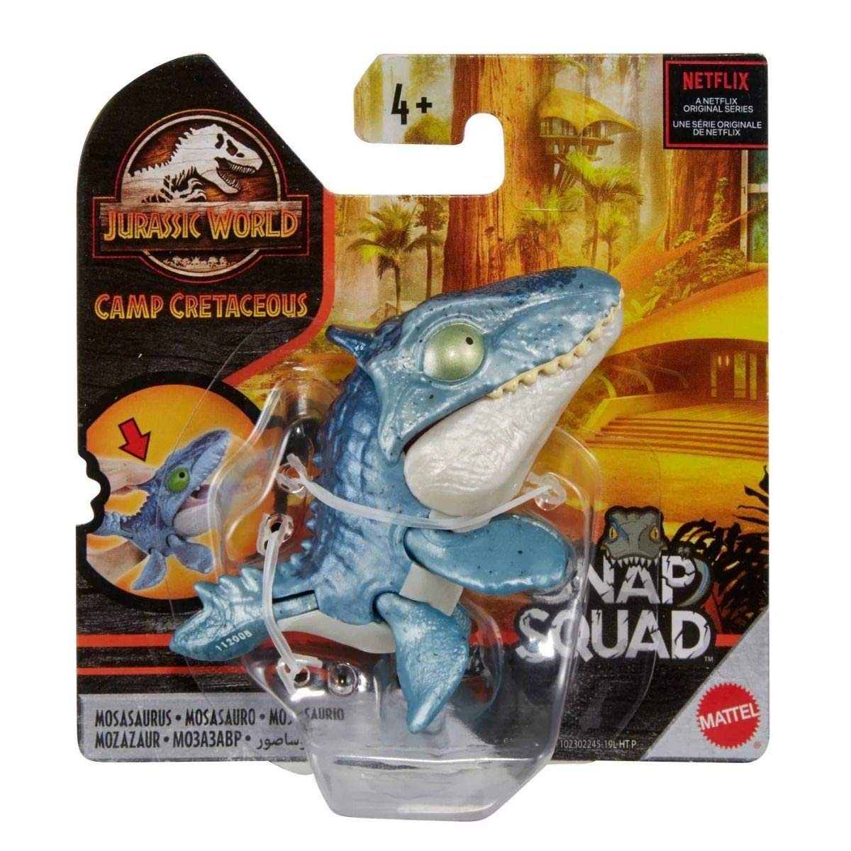 Jurassic World Camp Cretaceous Snap Squad Mosasaurus Mini Figure
