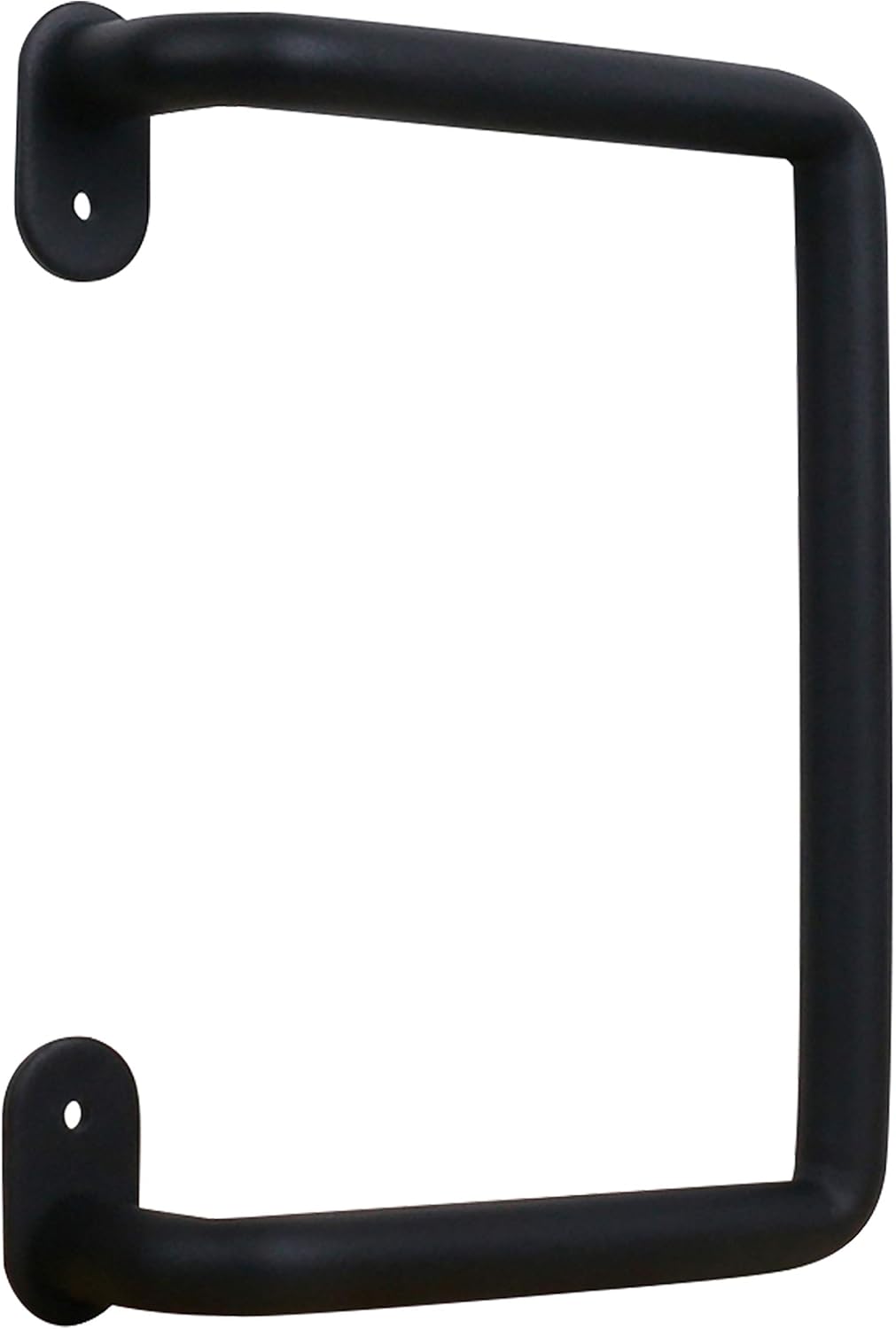 National Hardware N700-103 Interior Sliding Barn Door Hardware Troy Pull, 8 in, Matte Black