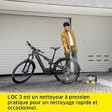 KÄRCHER Idropulitrice portatile OC 3, bassa pressione, batteria agli ioni di litio, portata: 2 l/h, peso: 2,2 kg, serbatoio dell'acqua: 4 l, tubo a spirale: 2,8 m, ugello a getto piatto - 2