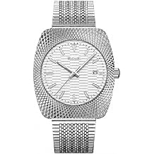 SKMEI Men's Quartz Watch, Stainless Steel Band, Date, 30M Water Resistant
