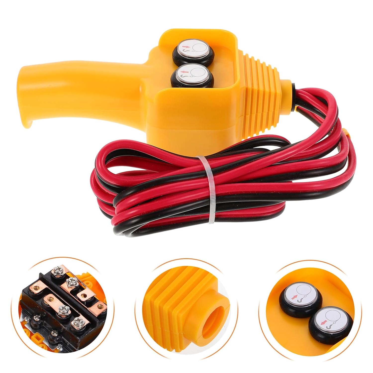 Plastic Winch Hand Control Assembly Electric Winch Switch Replacement Part with Reliable Relay Repair and Safe Operation