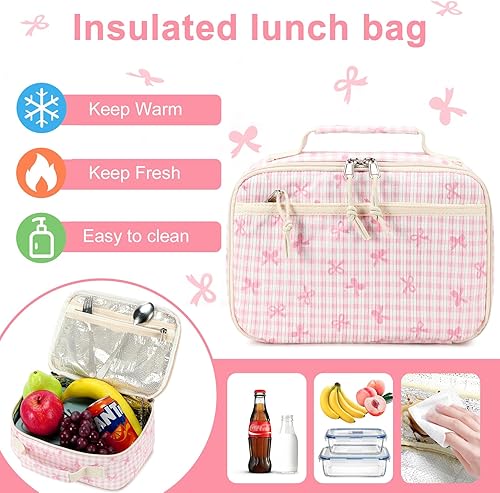 Miniatura 8 de LEDAOU Mochila para niñas y niños con lonchera preescolar jardín de infantes primaria bolsa de libros para escuela primaria