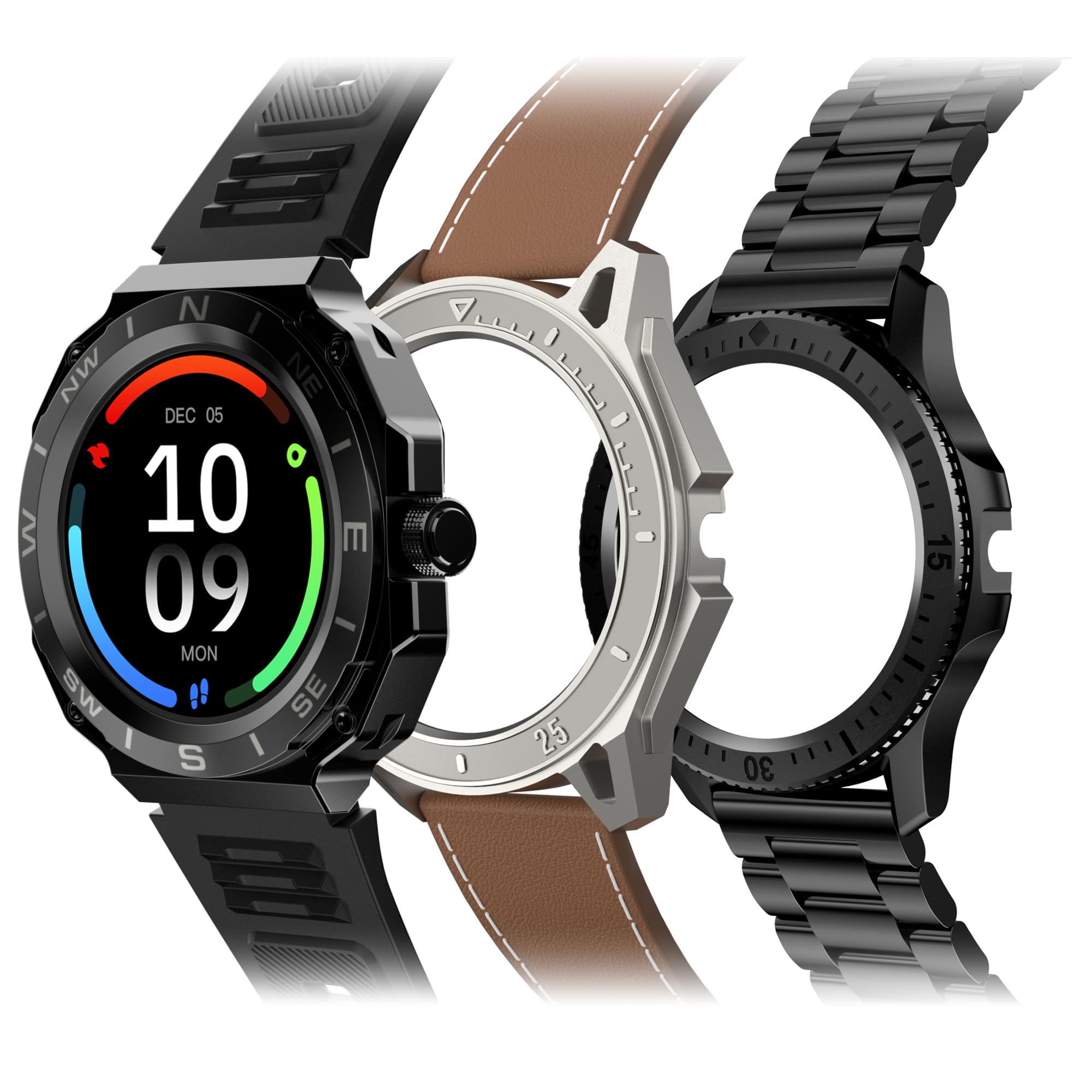 Pebble Revolve 1.39" (3.53 cm) IPS Display, Bright HD Dispaly 500 Nits, BT Calling, SPO2, Heart Rate Monitor, Wireless Charging, AI Voice Assistance, Multiple Sports Mode, in-Build Compass (B0CNCRZ535) Amazon Price History, Amazon Price Tracker