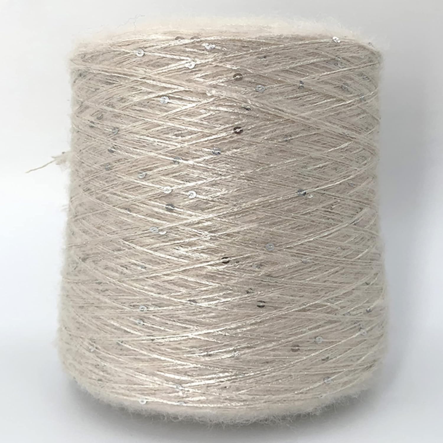 yarn,yarn for crocheting, 520g Soft Natural Colorful Plush Mohair Sequin Yarn for Knitting Ice Silk Metallized Yarn Weave Crochet Sewing Thread(2)