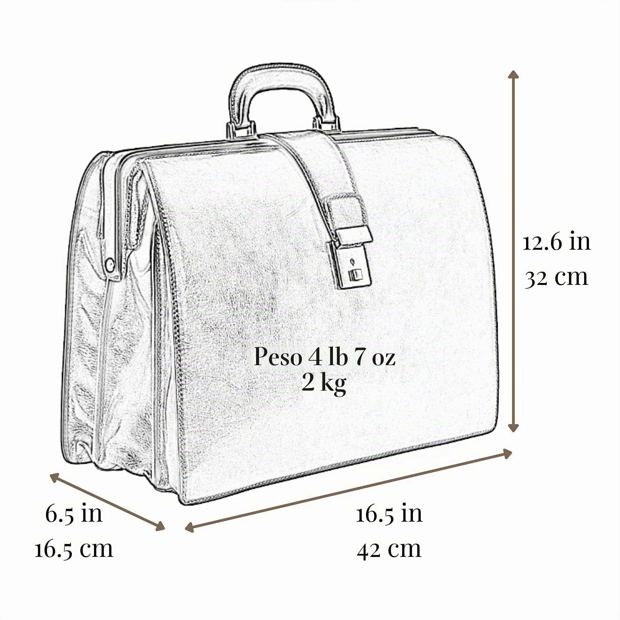Time Resistance Maletín Portadocumentos para Mujer y Hombre de Cuero - Bolso de Piel Bandolera Maletines Mensajero