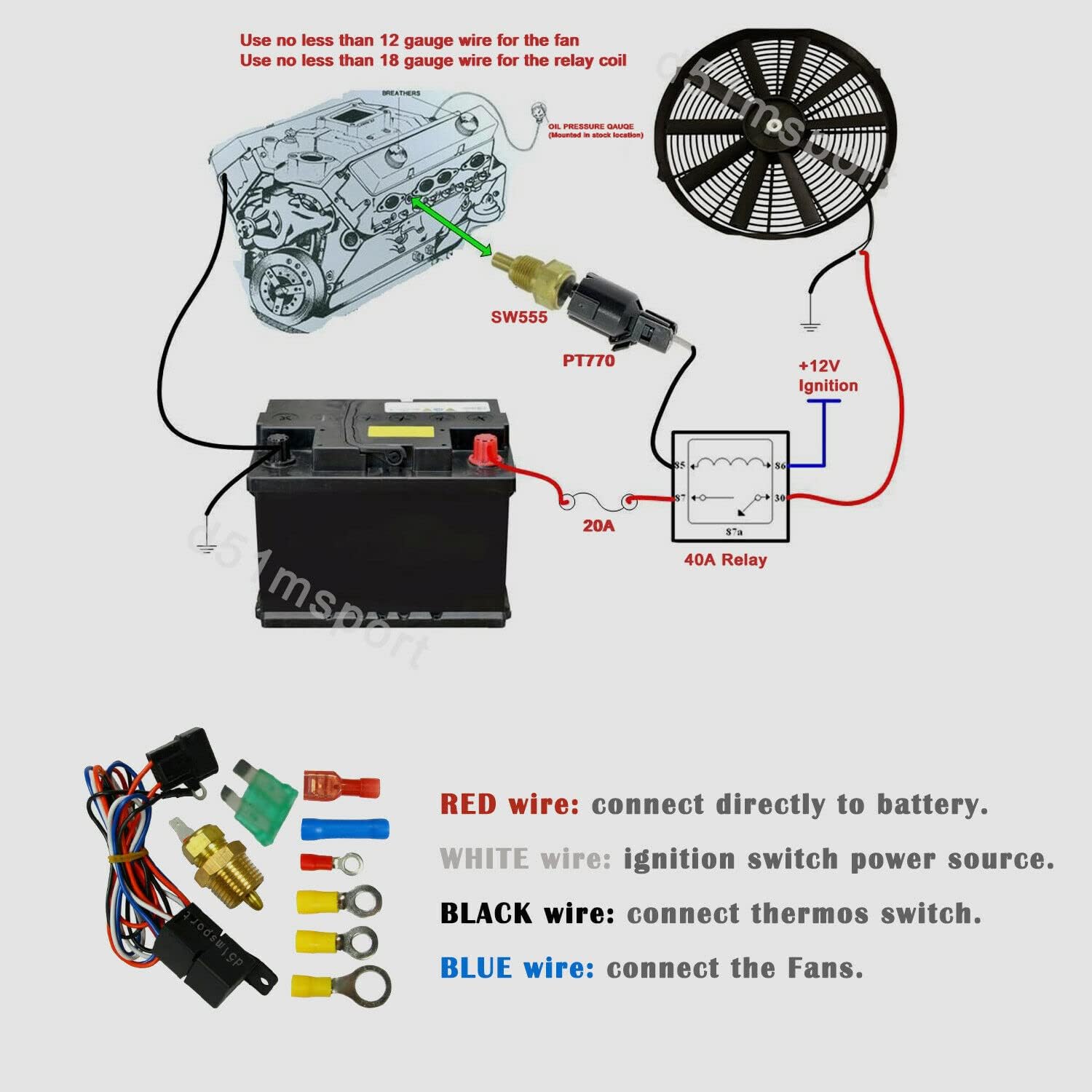 ALLOYWORKS 3 Row Aluminum Radiator + Shroud Fan + Relay For 2009-2018 Dodge Ram 1500 2500 3500 Pickup 3.7L 4.7L 5.7L V6 V8