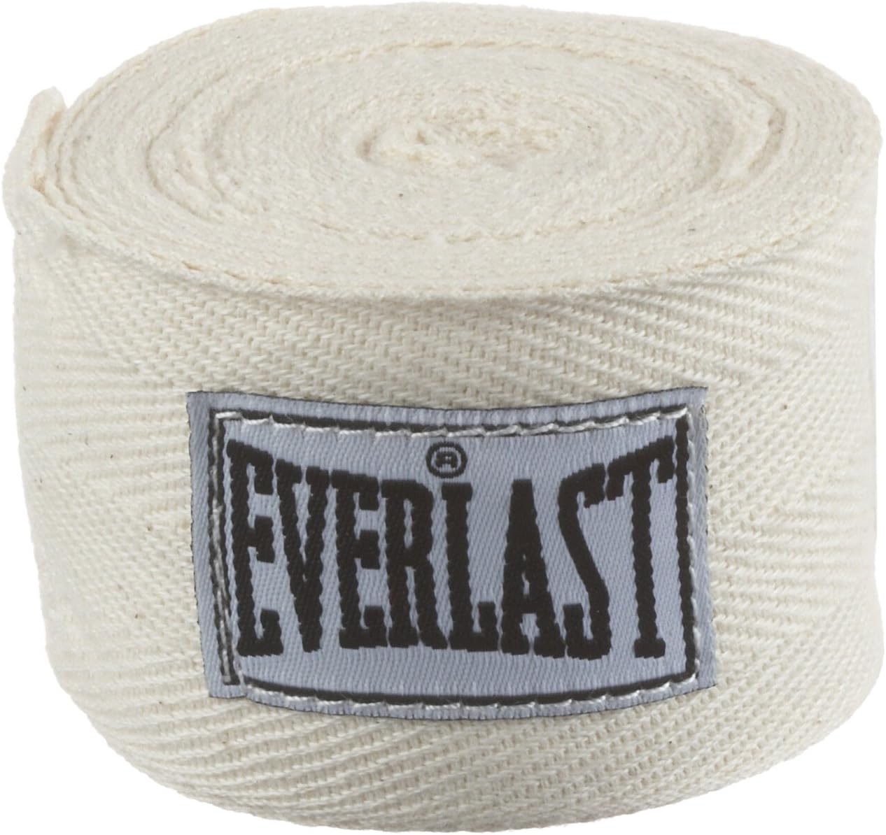 Everlast Unisex Adult 108 Inch Hand Wraps Natural, Free Size Buy