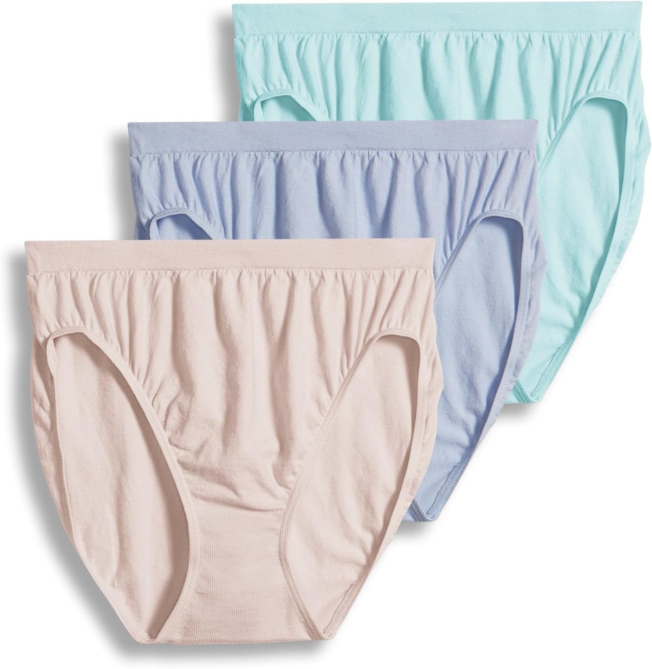 Jockey Women's Underwear Comfies Microfiber French Cut - 3 Pack