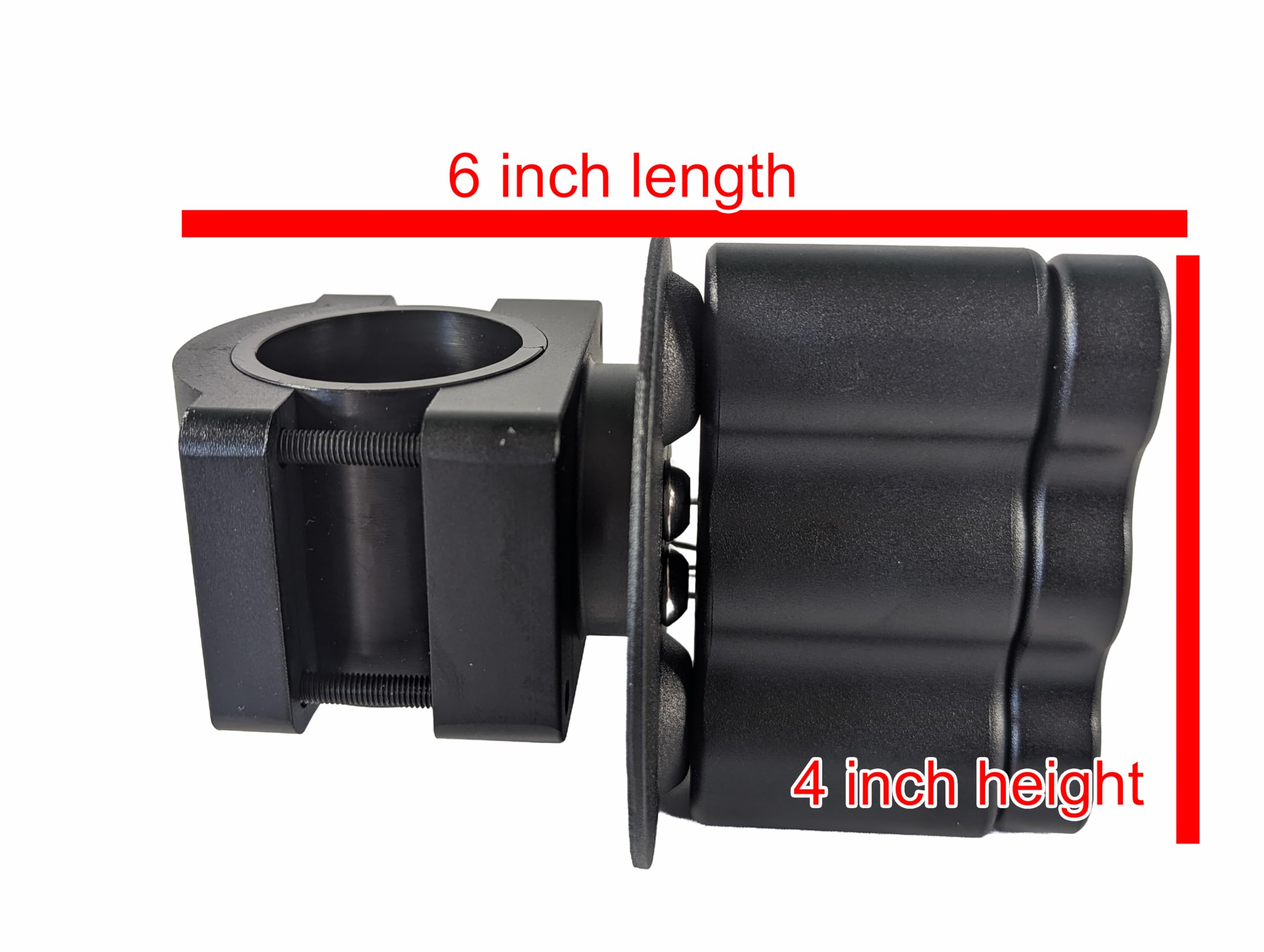 Dirtbag Brands Heavy Duty 6061 Billet Aluminum 1.5in-2in Roll Cage Complete UTV Rotopax Mount Compatible with All Polaris RZR, Canam Maverick, Honda Talon, CF Moto