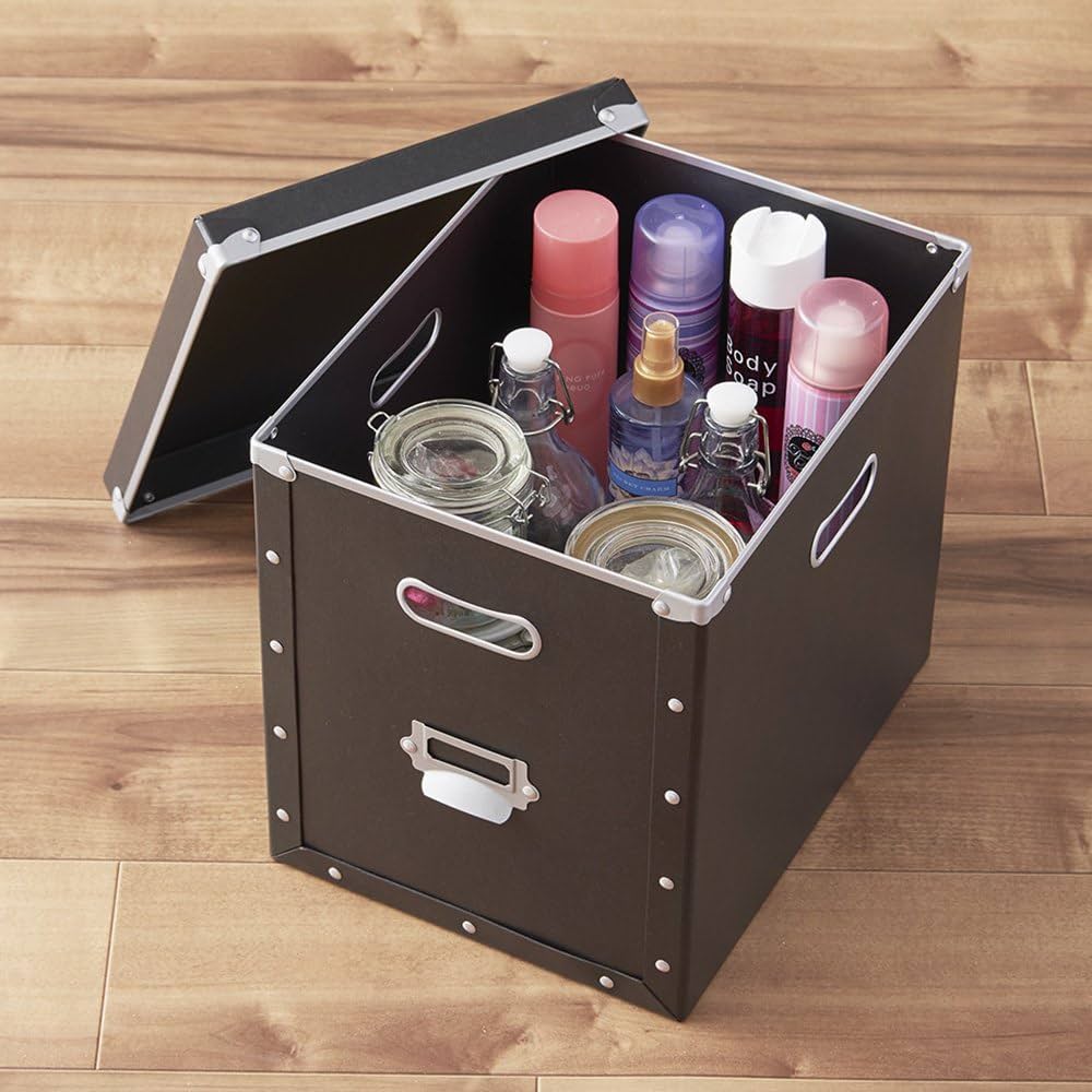 Amazon.co.jp: ナカバヤシ 収納ボックス ストックボックス フタ