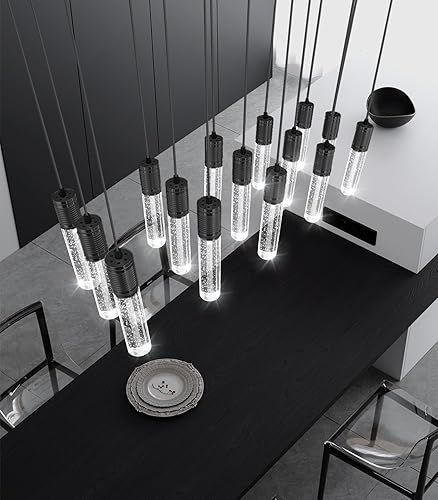 Miniatura 31 de 3 luces colgantes modernas LED para isla de cocina, luz colgante de burbuja, iluminación colgante para cocina, isla comedor, luces colgantes