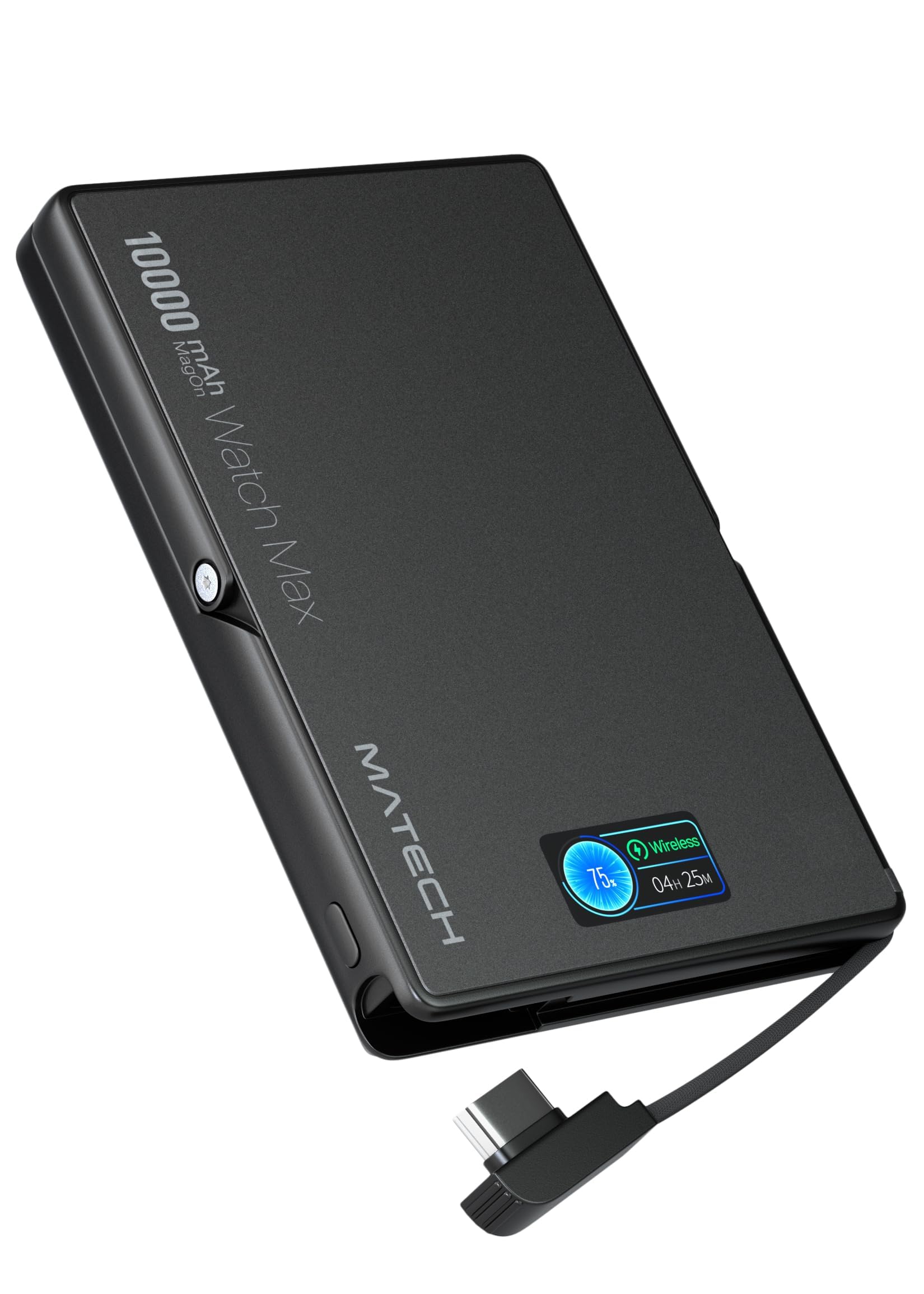 Amazon | MATECH 半固体電池 Qi2 モバイルバッテリー マグセーフ 大