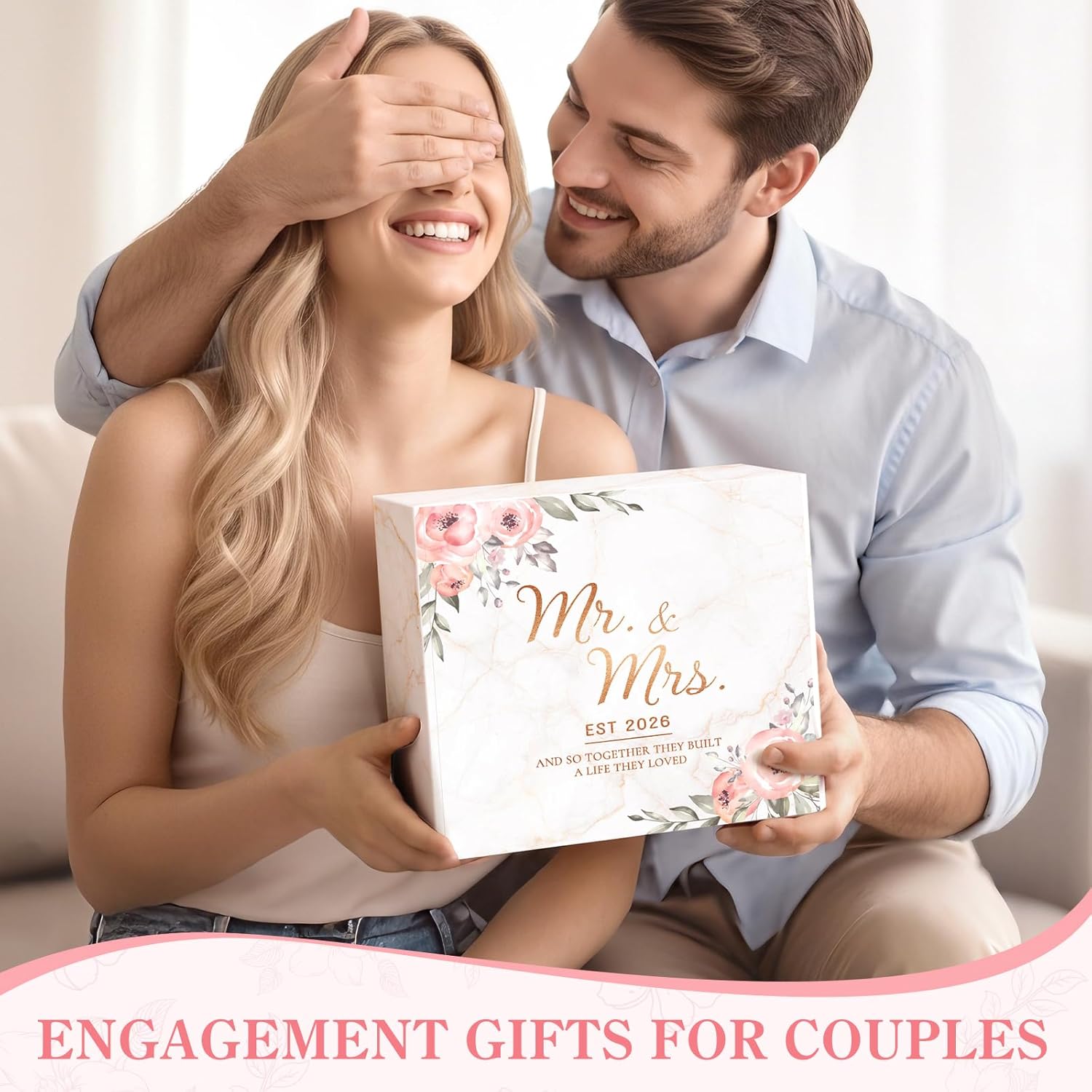 Wedding Gifts for Couples Engagement Gift Newly Wed Gifts for Couple Unique Bridal Shower Gift for Bride To Be Mr and Mrs Presents for Newlyweds Bride and Groom Registry Must Haves His and Hers
