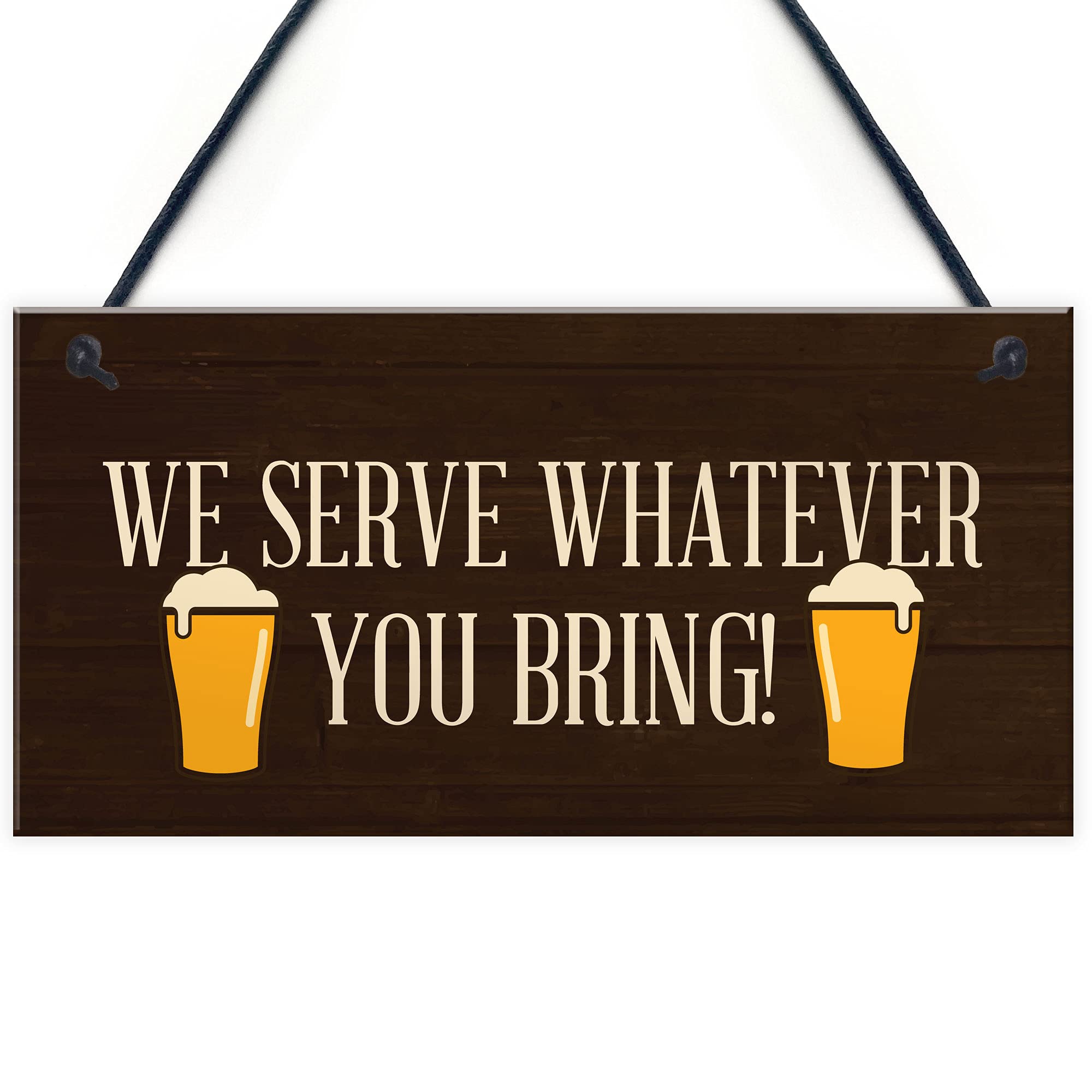 Red Ocean Novelty Home Bar Pub Shed Sign Funny Landlord Beer Garden Decor Gifts For Him