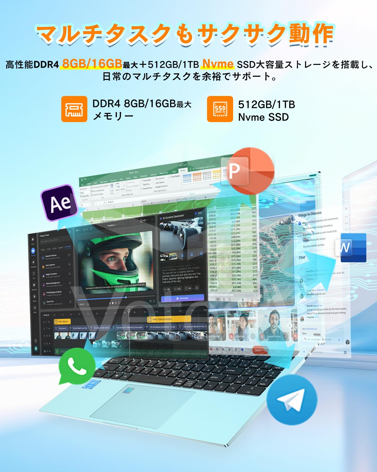 Amazon.co.jp: VETESA ノートパソコン office2024搭載 Windows11 Pro