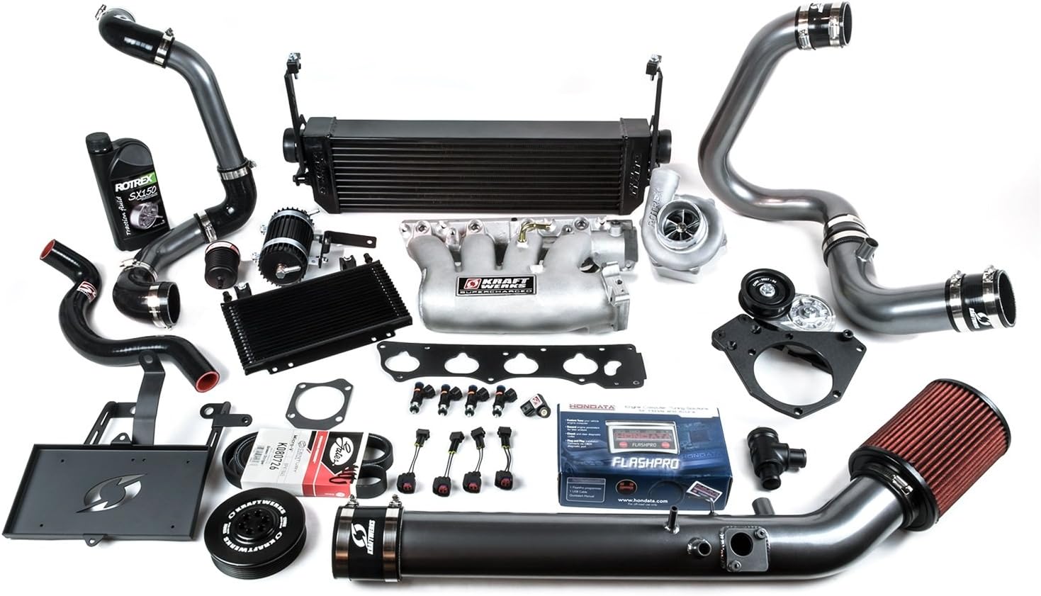 Kraftwerks (150051350B) Black Edition Supercharger System for Honda