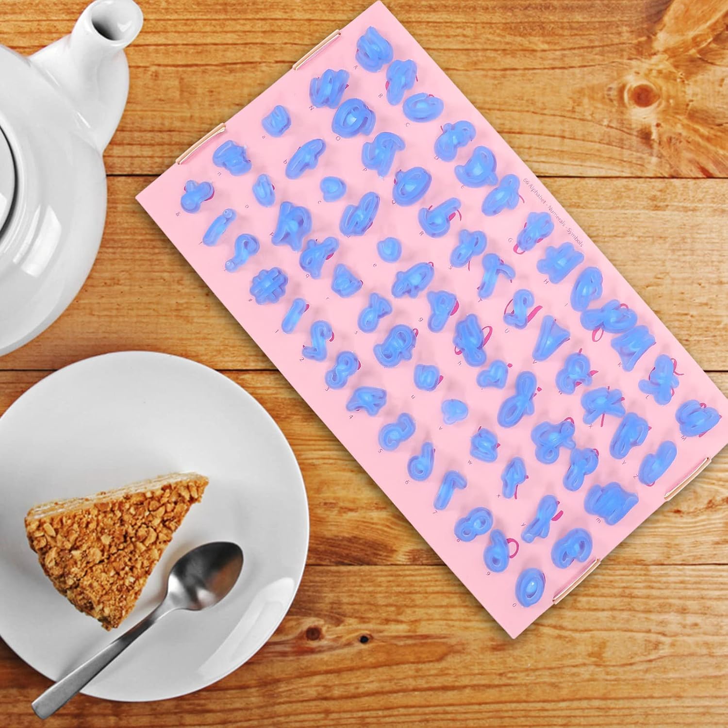 Hemoton 132pcs Wear- Cookie Press Stamps for Creative Baking Decorative Press for Cookies and Cake Decoration for Home and Bakery Use