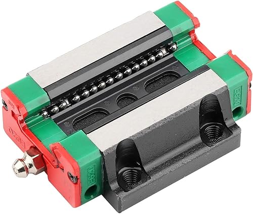 Miniatura 4 de Mssoomm - Riel guía lineal cuadrado EGW20-25.59 pulgadas  25.591in + 2 piezas EGW20 CA bloque deslizante de brida para máquina CNC y proyecto de