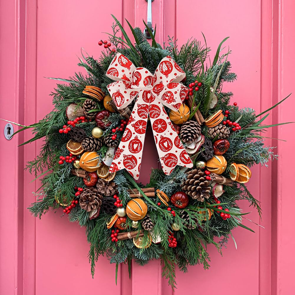 MiOYOOW Kerstgigantische strik, 19,7 x 117 cm Kerstmis extra grote MiOYOOW Kerstgigantische strik, 19,7 x 117 cm Kerstmis extra grote