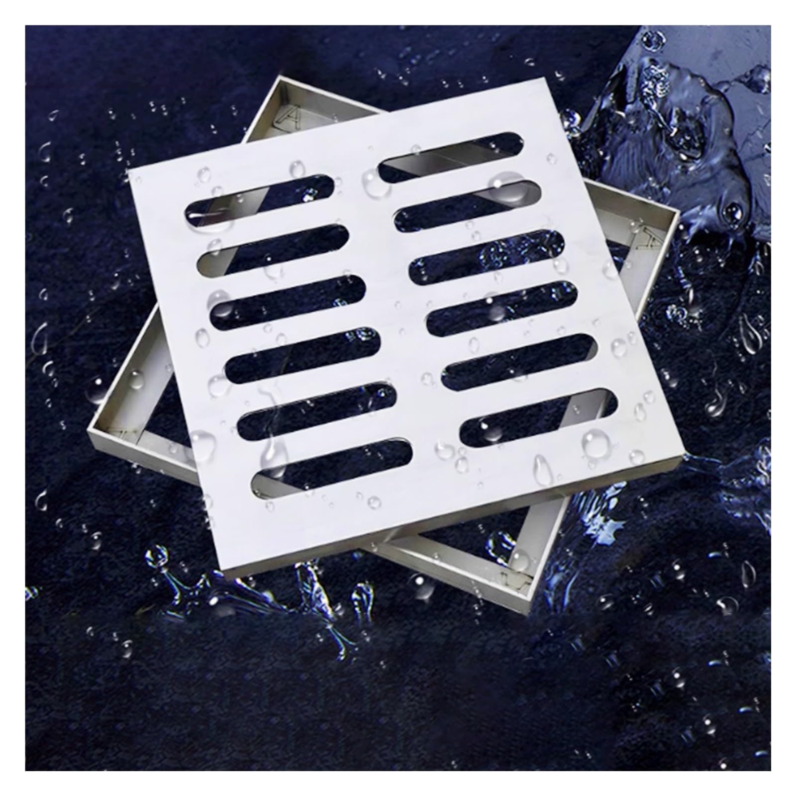 Grille d'évacuation robuste avec cadre au design architectural