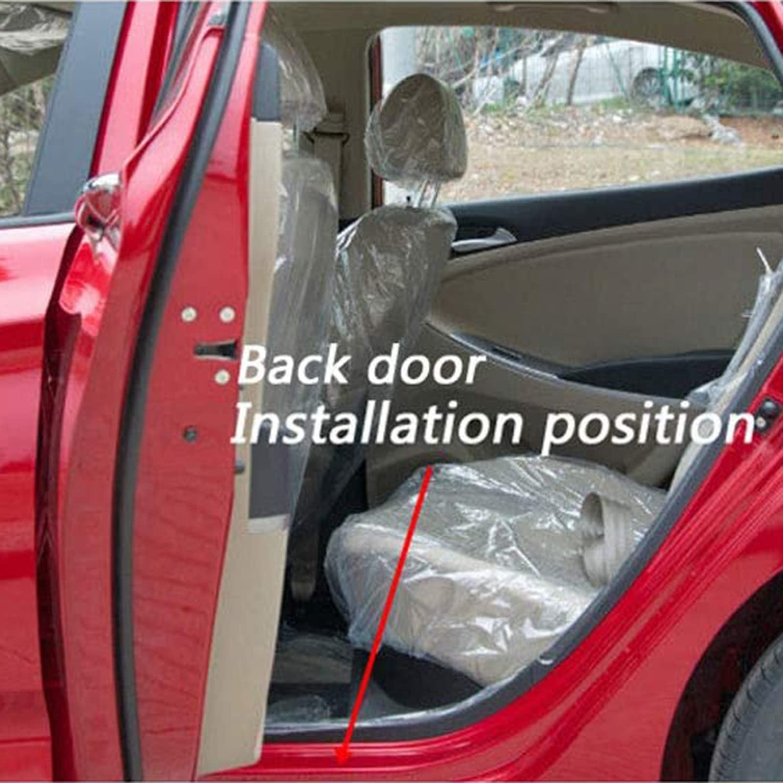 Lot 4 Protections Seuil Portière Voiture Acier Inoxydable - Compatible Peugeot 308 208 508 207 3008 2008 307