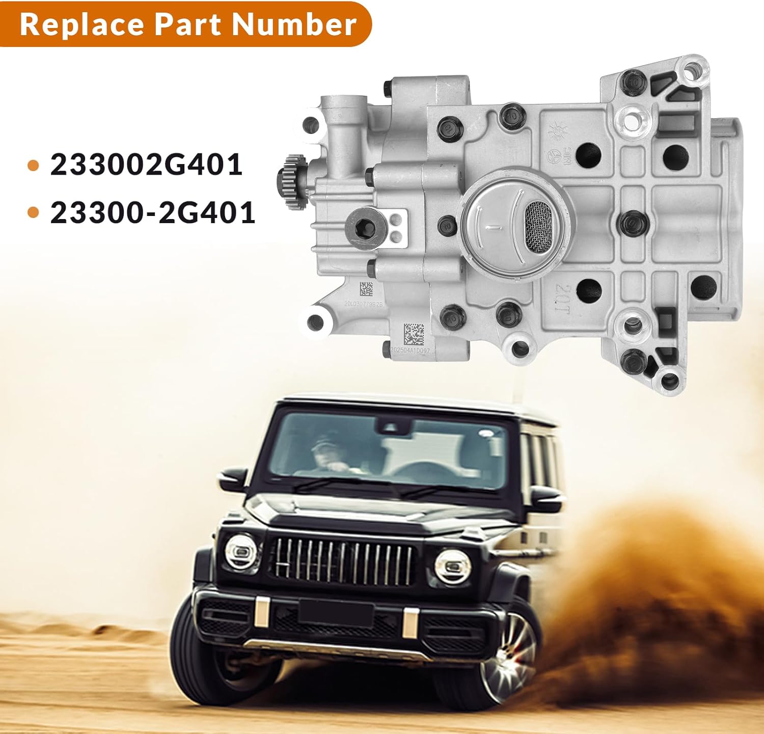 23300-2G401 19Teeth Engine Balance Shaft Oil Pump Assembly Compatible with 2015-2019 Hyundai Sonata/Santa Fe/Tucson;For Kia Sorento 2015-2018 Replaces 233002G401