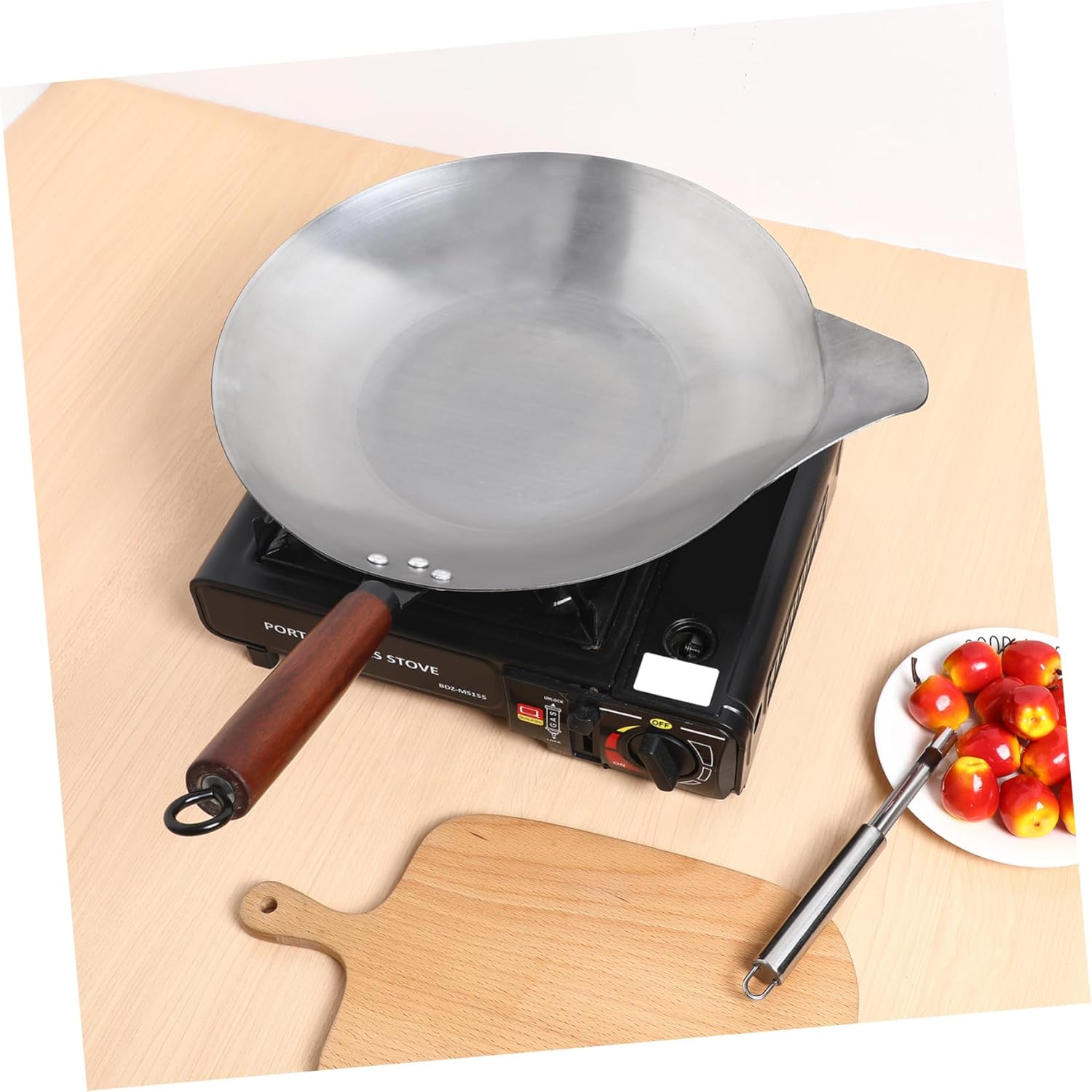 Generic Melting Pan for Tanghulu Making Metal Butter Pot Easy to Use - Handle Non-Stick Cooking Tool