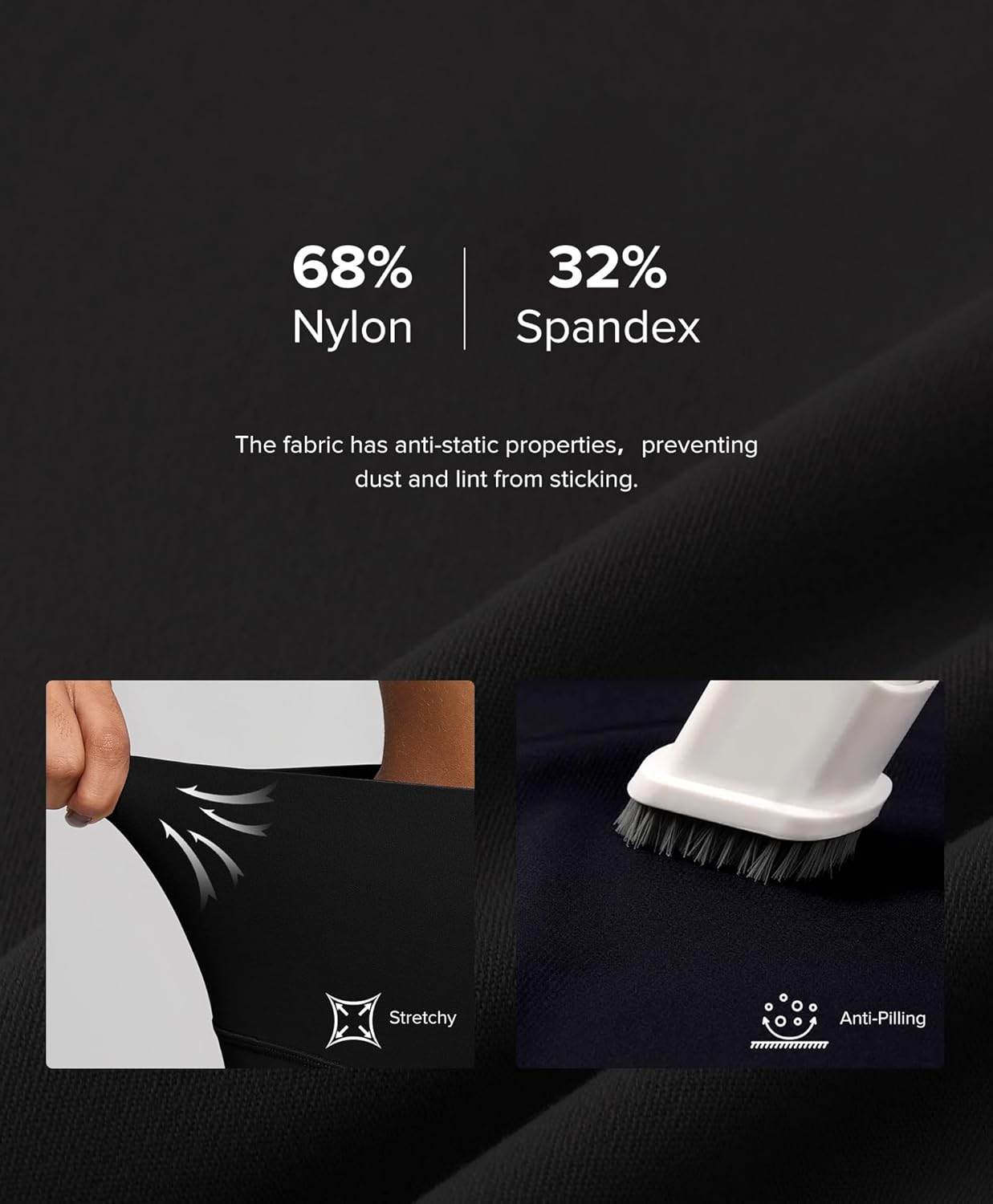 BRXL Compression Leggings with Breathable Mesh Panels for Women Tummy Control Leggings High Waist Workout Athletic Yoga Pants - Image 7