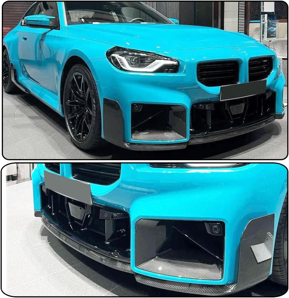 Real Carbon Fiber Front Bumper Lip for BMW G87 M2 Coupe 2-Door 2022-2024 Front Chin Spoiler Splitter Protector Factory Outlet