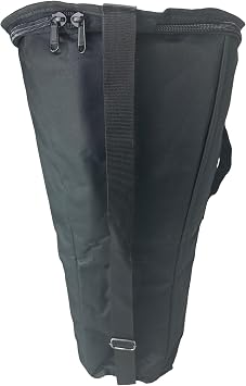 Deluxe PADDED DJEMBE Latin Drum Carry Case Gig BAG - BLACK percussion gear New