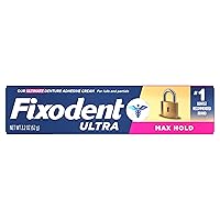 Vista 8 de Fixodent Ultra Max Hold - Adhesivo para dentaduras postizas, 2.2 onzas, (el embalaje puede variar)
