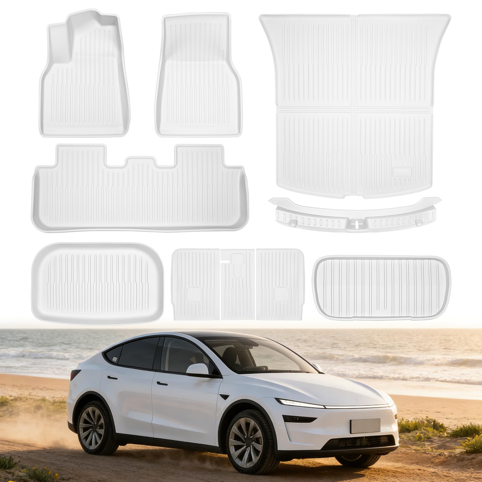 Amazon.co.jp: SHARGGE 車用フロアマット Tesla ニューモデル Y