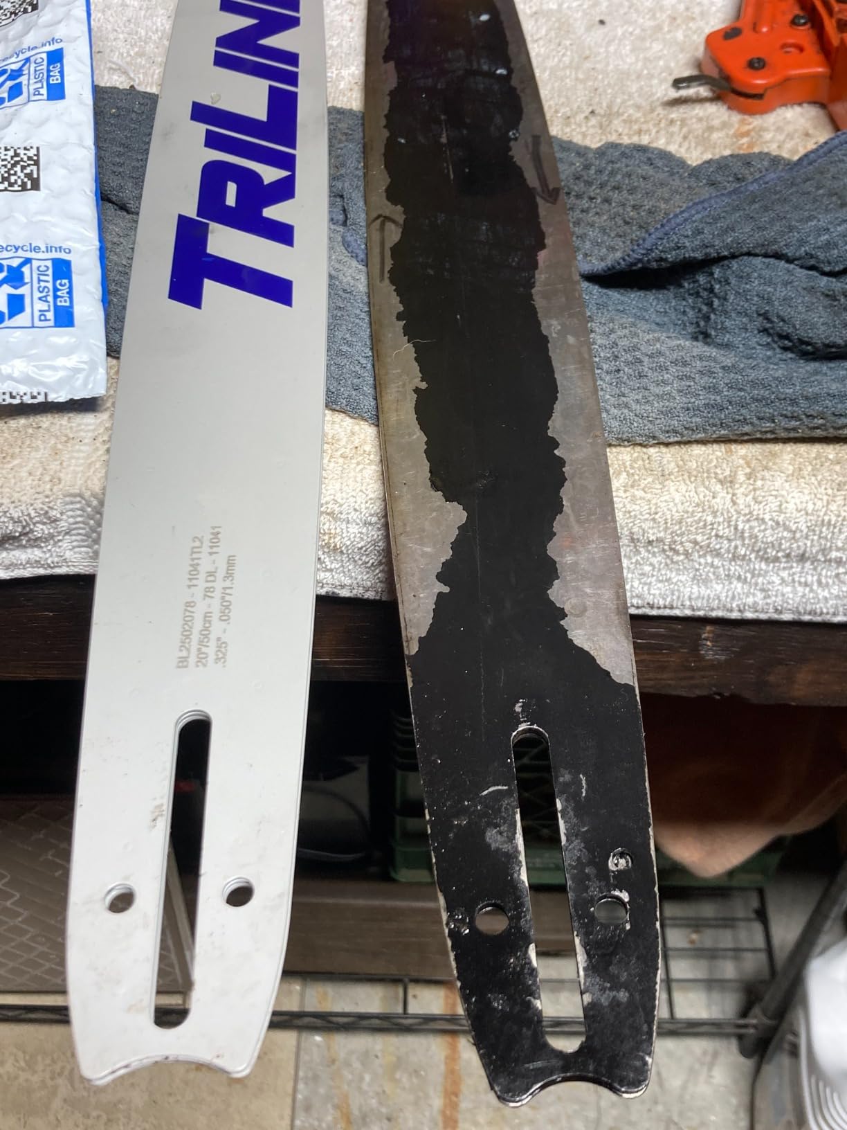TriLink Chainsaw Bar and Chain 20 inch .325 .050 78DL Compatible with ...