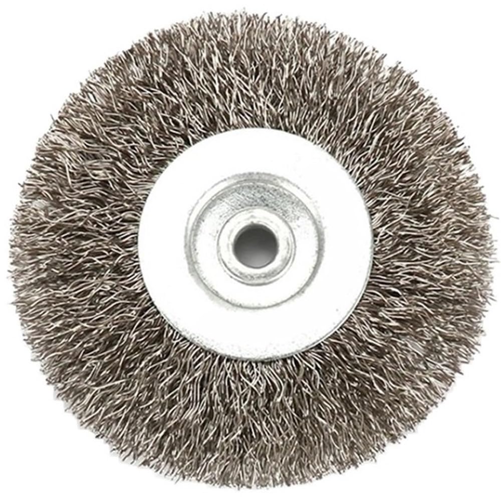 Koło polerskie ze szczotką drucianą ze stali nierdzewnej do szlifierki stołowej w wielu rozmiarach(200*32mm)