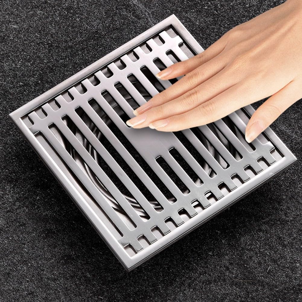 Siphon de sol anti-odeur en acier inoxydable pour bloquer les reflux de douche