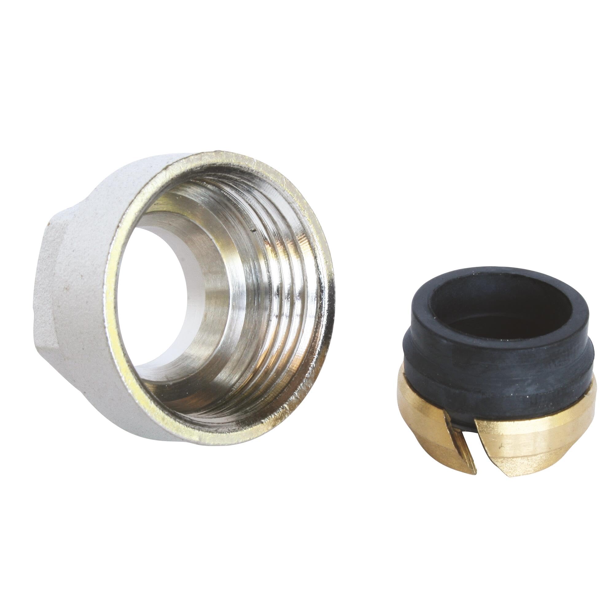 SOMATHERM FOR YOU, Raccord à compression 3/​4 EK pour tube cuivre Ø14 - Installation facile et rapide, conforme aux normes ACS, idéal pour eau chaude et froide, couleur gris/​argent