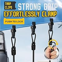 Vista 4 de Cuerdas Elásticas con Ganchos, Actualización Surtido de 12 Piezas de Servicio Pesado para Exteriores con Cuerdas Elásticas Ajustables de 48
