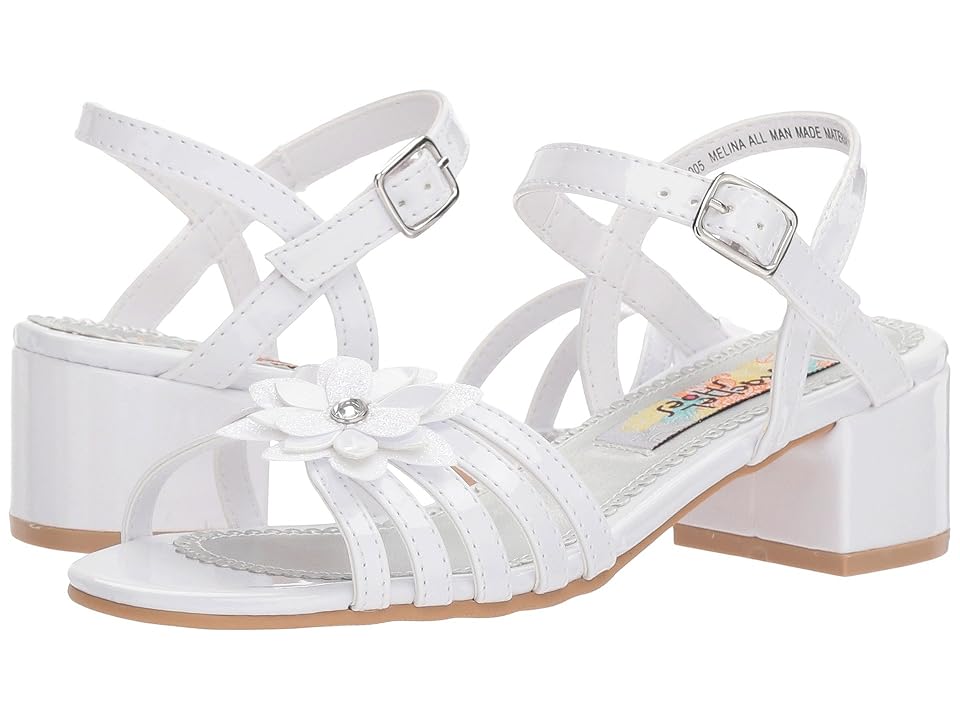 

Rachel Kids Melina (Little Kid/Big Kid) (White Patent) Girl's Shoes