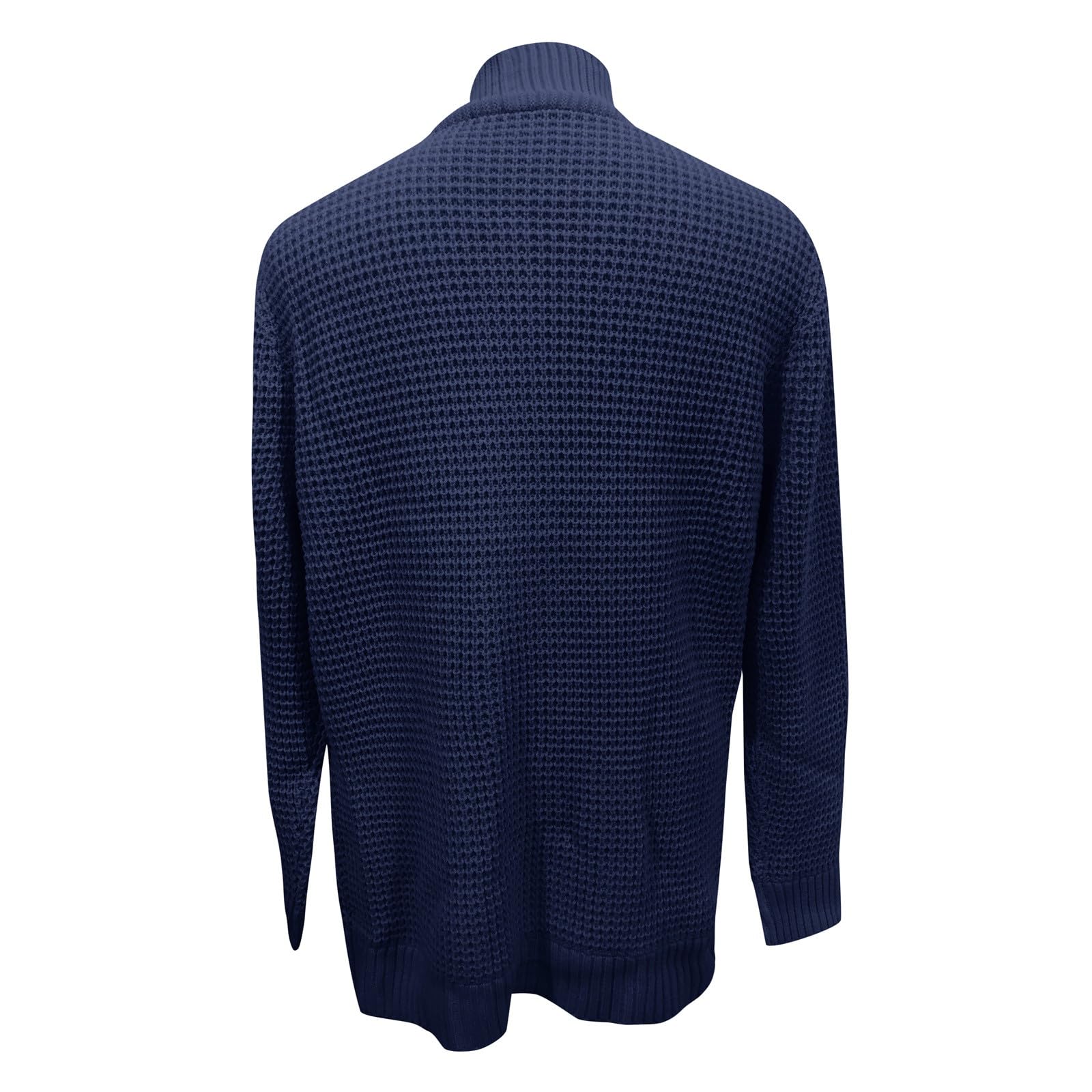 Cárdigan De Punto para Hombre, Chaqueta Punto Hombre con Cuello En V Forrado con Botones De Punto Grueso Chaqueta De Transición Cálida Rebecas con Botones Y Bolsillos para Otoño Invierno