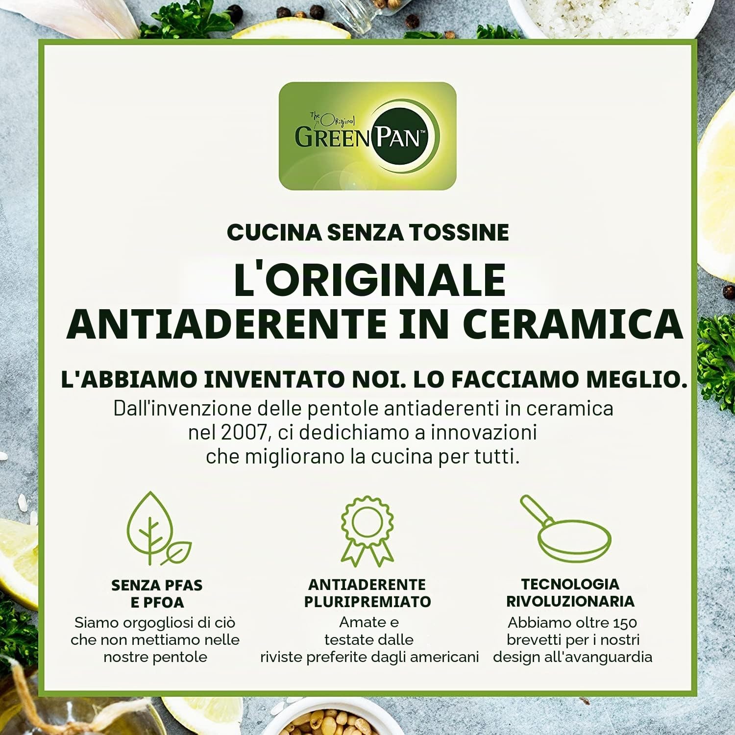 GreenPan Memphis Memphis - Set di pentole e padelle antiaderenti in ceramica, 20 pezzi, senza PFAS, a induzione, adatto al forno, nero