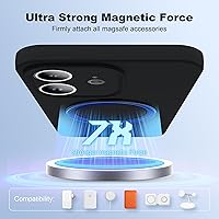 Vista 3 de Funda diseñada para iPhone 11 con soporte magnético invisible Compatible con Mag-Safe, a prueba de caídas de grado militar, a prueba de golpes