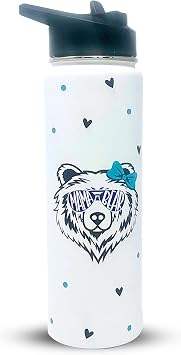 Mama Bear 24 oz Stainless Steel Tumbler - Cute Unique Gifts for Women - Mom Gift Coffee Mug, Cup, Water Bottle - Great Gifts for Mothers Day, Best Cups and Mugs for Christmas, Birthday
