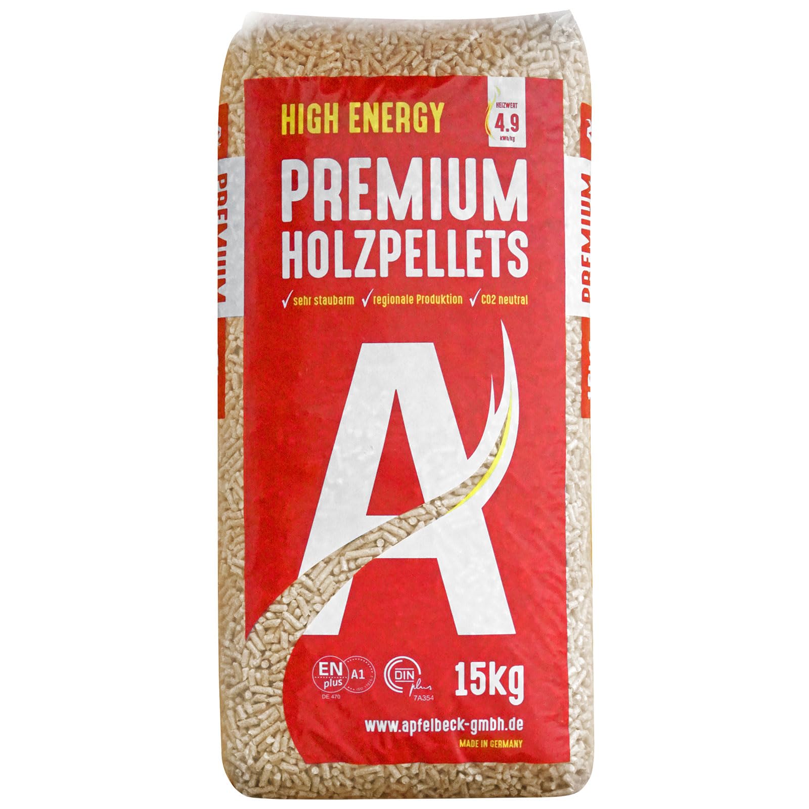 High Energy Premium Holzpellets - 2 x 15kg | Vorteilspack