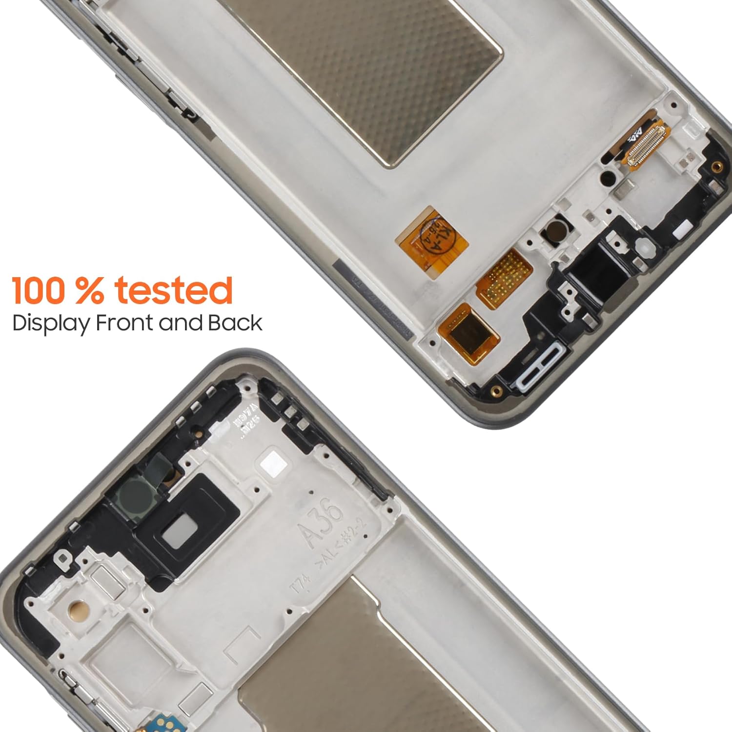 OLED for Samsung Galaxy A36 Screen Replacement for Samsung A36 LCD Display A366E SM-A366B SM-A366U LCD Digitizer Touch Screen Assembly Repair Parts with Frame