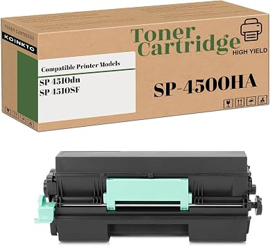 SP-4500HA Toner Cartridge Compatible Replacement for Ricoh 407316 ,Fit for SP 4510dn SP 4510SF Printers 1 Pack Black