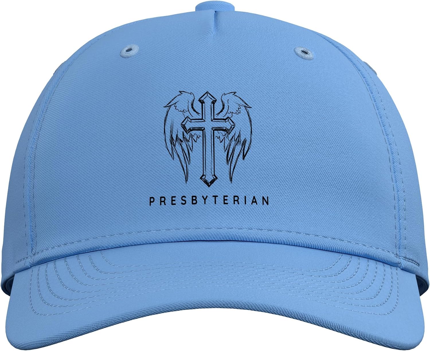 Presbyterians Classy Christian Presbyterian Modern Font Adjustable Baseball Hat image 2