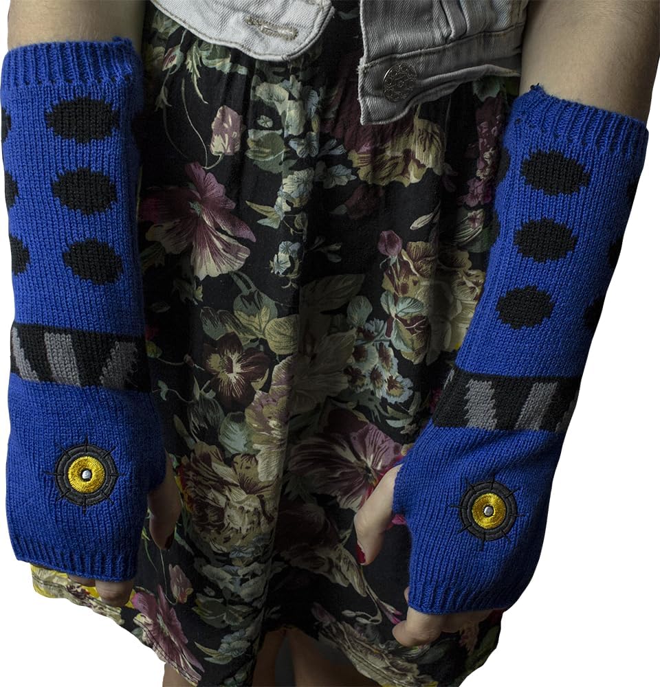 Doctor Who Dalek Arm Warmers Blue