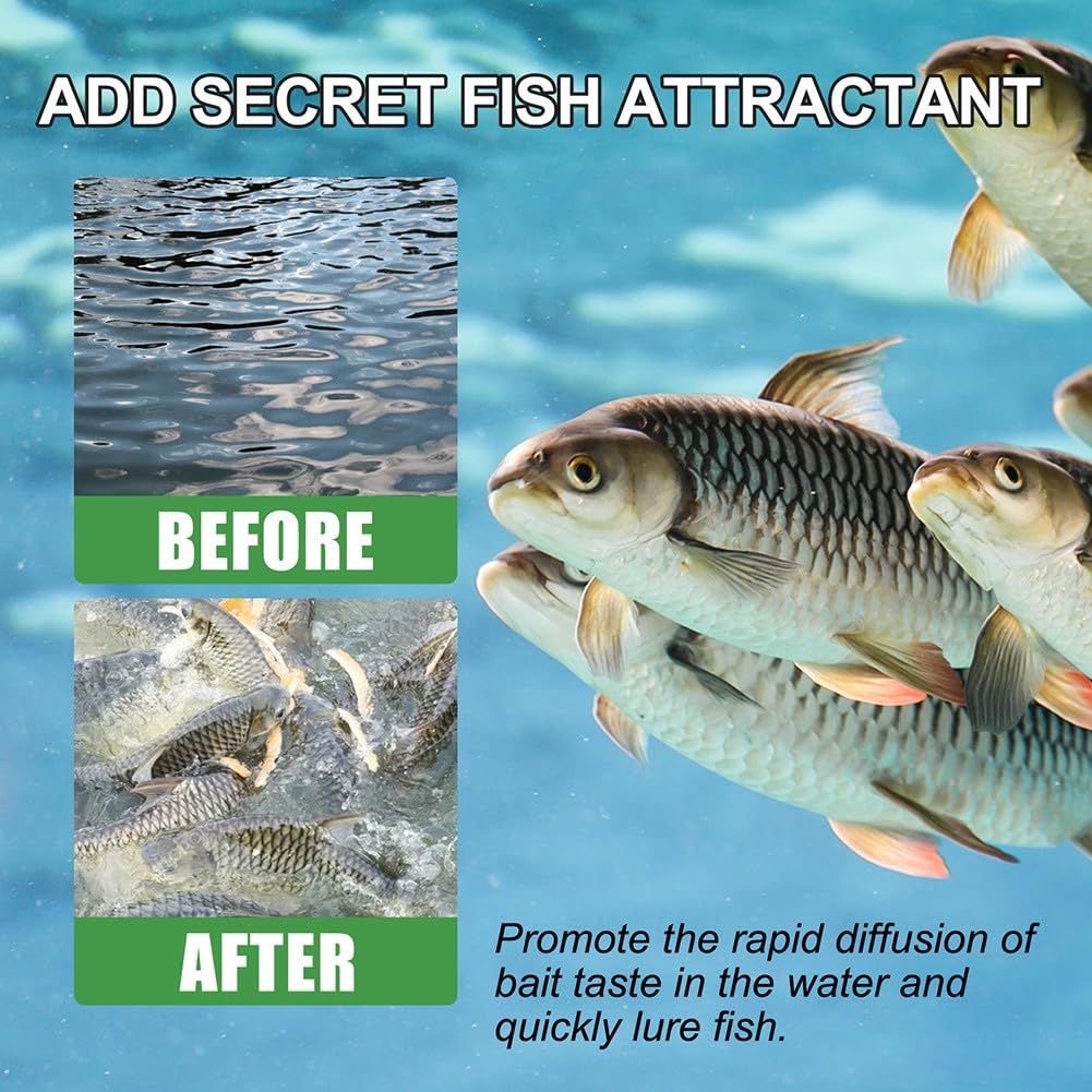 Attrattivo per pesci da 30 ml, esaltatore di esche profumate con feromoni di pesce d'acqua dolce e pesca in mare, per esche e esche vive, 1 confezione